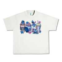 Pistachio stitch coffee cups Urban Heavy Tee - Zillion Design Studio