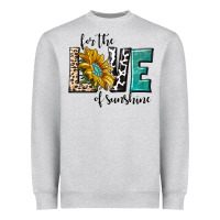 Heather Grey for the love of sunshine Heavyweight Sweatshirt - texasbilliewilder