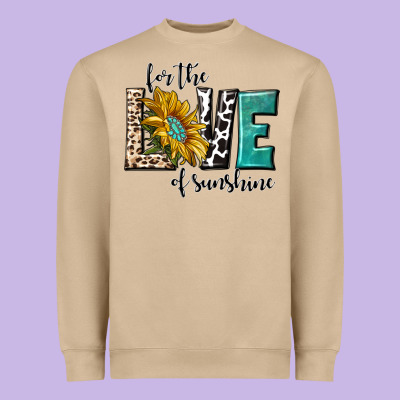 Heavyweight Sweatshirt for the love of sunshine