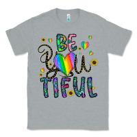 Heather Grey be you tiful Classic Tee - CowhideDigitalArt