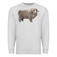 Dove Grey rambouillet sheep Premium Sweatshirt - LillyAllenDesigns