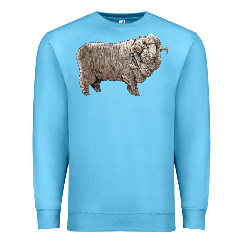 Rambouillet Sheep Premium Sweatshirt by LillyAllenDesigns | Teevron
