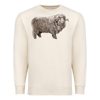 Sandshell rambouillet sheep Premium Sweatshirt - LillyAllenDesigns