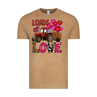 Vintage Camel valentine's day loads of love tractor with pin heart balloons Vintage Tee - RanaPortraitStore