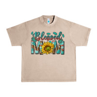 French Oak western blessed mom with sunflower Urban Heavy Tee - texasbilliewilder