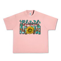 Salmon western blessed mom with sunflower Urban Heavy Tee - texasbilliewilder