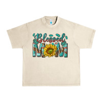Sandshell western blessed mom with sunflower Urban Heavy Tee - texasbilliewilder