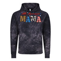 Cloud Black all american mama Vintage Hoodie - RanaPortraitStore