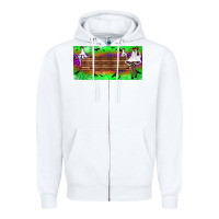 White custom name freak ghosts license plate Zipper Hoodie - BundleAndBundleShop