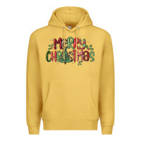 Antique Gold merry christmas Premium Hoodie - MaliasSmallBusiness