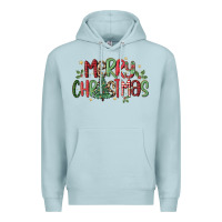Blue Mist merry christmas Premium Hoodie - MaliasSmallBusiness