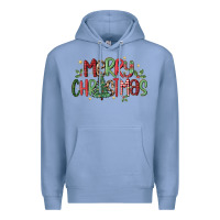 Colony Blue merry christmas Premium Hoodie - MaliasSmallBusiness