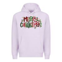 Lilac merry christmas Premium Hoodie - MaliasSmallBusiness