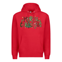 Red merry christmas Premium Hoodie - MaliasSmallBusiness