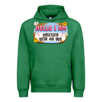 Emerald hello i am obsessed with my dog Urban Hoodie - Artiststas