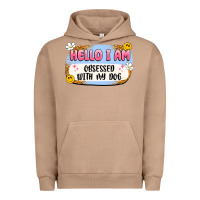 Pigment Burro hello i am obsessed with my dog Urban Hoodie - Artiststas