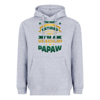 Heather Grey i'm not retired i'm a professional papaw Heavyweight Hoodie - Jasminsmagicworld