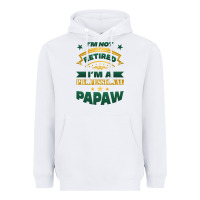 White i'm not retired i'm a professional papaw Heavyweight Hoodie - Jasminsmagicworld