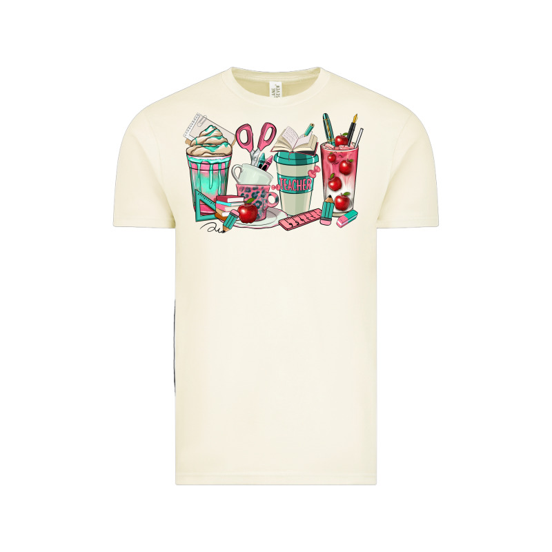 Teacher Coffee Cups Vintage Tee by texasbilliewilder | Teevron