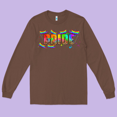 Lgbtq Pride  Libbey Glass Long Sleeve Tee Designed By Hra Design Shop
