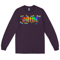 Plum lgbtq pride  libbey glass Long Sleeve Tee - HRA Design Shop