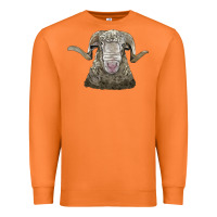 Carrot rambouillet sheep head Premium Sweatshirt - LillyAllenDesigns
