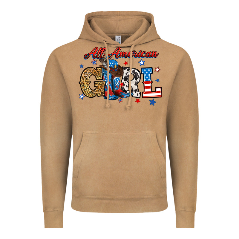 All American Girl Vintage Hoodie by RanaPortraitStore | Teevron