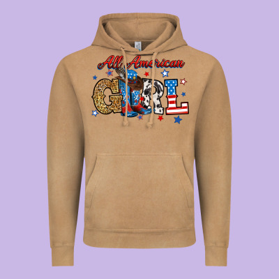 Vintage Hoodie all american girl