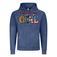Vintage Denim all american girl Vintage Hoodie - RanaPortraitStore