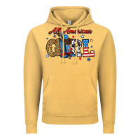 Vintage Mustard all american girl Vintage Hoodie - RanaPortraitStore