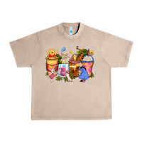 French Oak cartoon characters coffee cups Urban Heavy Tee - Zillion Design Studio