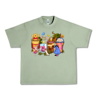 Oil Green cartoon characters coffee cups Urban Heavy Tee - Zillion Design Studio