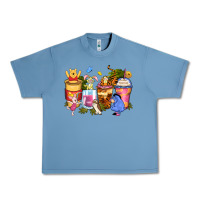 Pebble Blue cartoon characters coffee cups Urban Heavy Tee - Zillion Design Studio