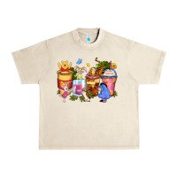 Sandshell cartoon characters coffee cups Urban Heavy Tee - Zillion Design Studio