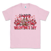 Bubblegum Pink happy valentines day dog pet Classic Tee - RacoonDesign
