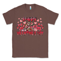 Chestnut happy valentines day dog pet Classic Tee - RacoonDesign