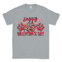 Heather Grey happy valentines day dog pet Classic Tee - RacoonDesign