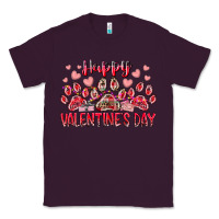 Plum happy valentines day dog pet Classic Tee - RacoonDesign