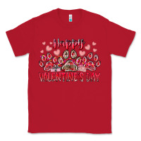 Red happy valentines day dog pet Classic Tee - RacoonDesign