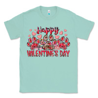 Seafoam happy valentines day dog pet Classic Tee - RacoonDesign