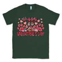 Sports Green happy valentines day dog pet Classic Tee - RacoonDesign
