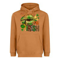 Meerkat kiss me im irish with lip Heavyweight Hoodie - NancyCooperArtShop