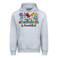 Heather Grey neurodiversity is beautiful Urban Hoodie - Artiststas