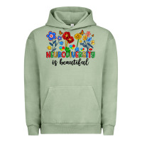 Pigment Oil Green neurodiversity is beautiful Urban Hoodie - Artiststas