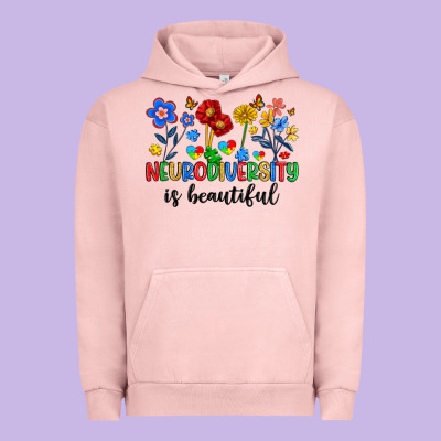 Neurodiversity Is Beautiful Urban Hoodie Designed By Artiststas