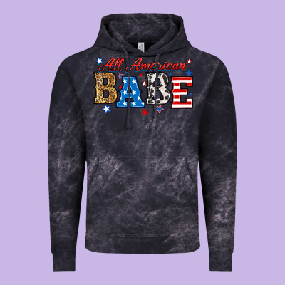 Vintage Hoodie all american babe