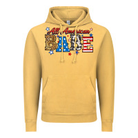 Vintage Mustard all american babe Vintage Hoodie - RanaPortraitStore