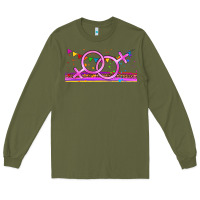 Army Green lgbtq lesbian  libbey glass Long Sleeve Tee - HRA Design Shop