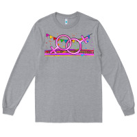 Heather Grey lgbtq lesbian  libbey glass Long Sleeve Tee - HRA Design Shop
