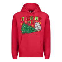 Cardinal it wasn't me! christmas cat Premium Hoodie - MaliasSmallBusiness